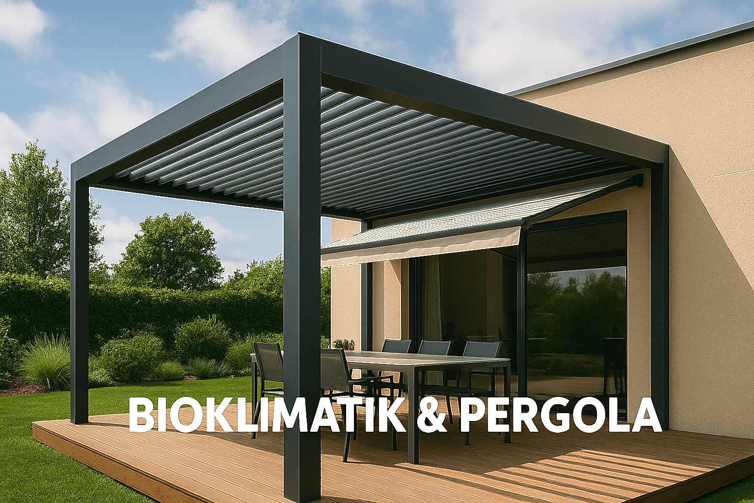 İzmir Bioklimatik Pergola Elektrikli Tente